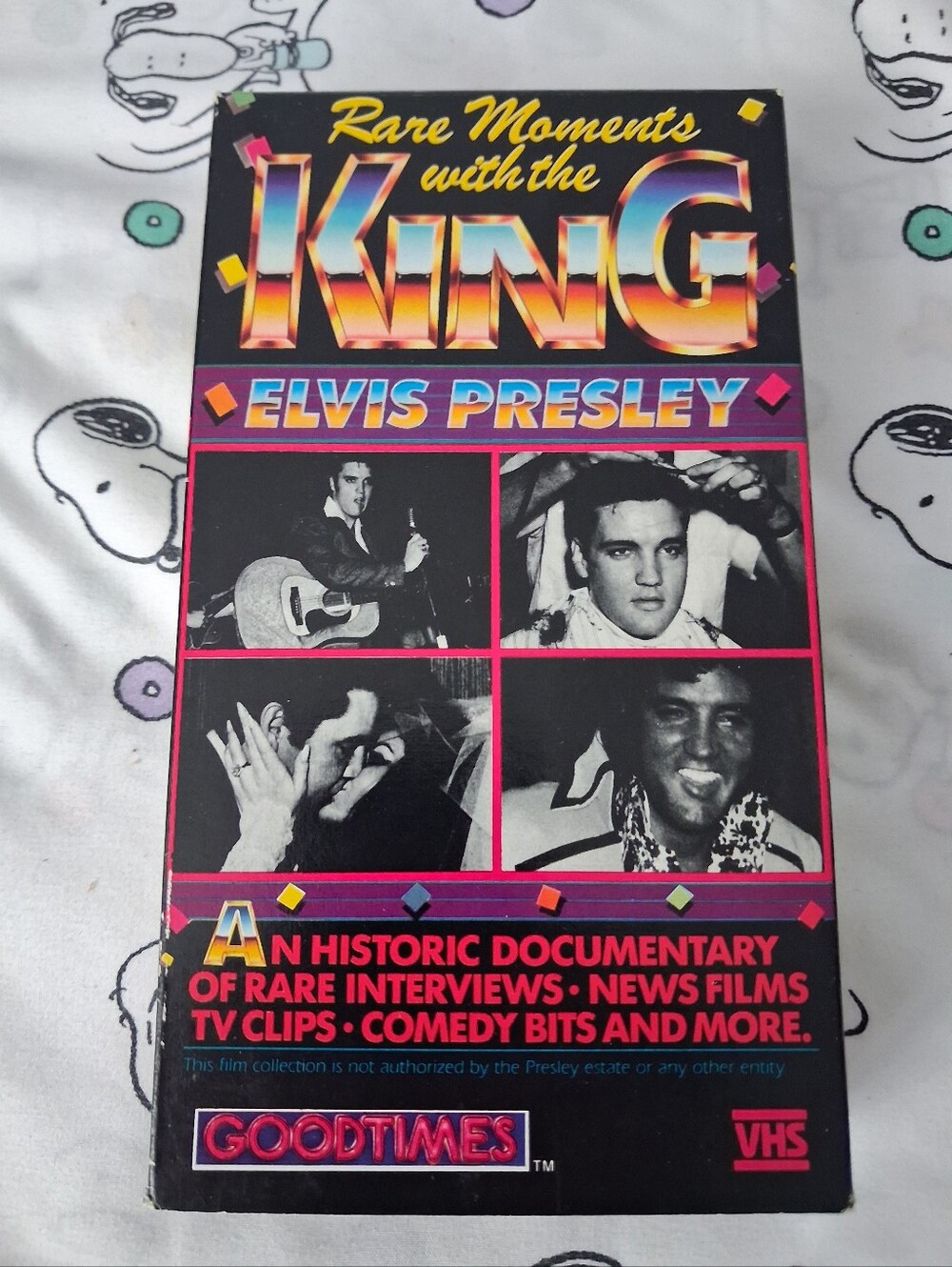 Vintage 1987 Elvis Presley Rare Moments With The King VHS Tape